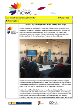 2023_08_04 Age Friendly Ireland Newsletter summary image
									