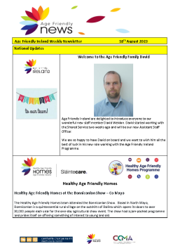 2023_08_18 Age Friendly Ireland Newsletter summary image
									