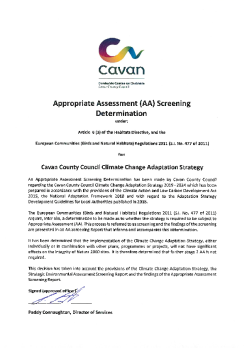 AA Screening Determination summary image
									