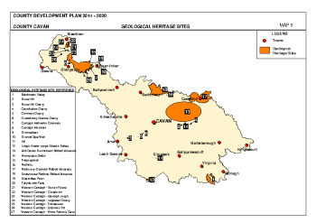 Appendix Four Map 5 Geological Heritage summary image
									
