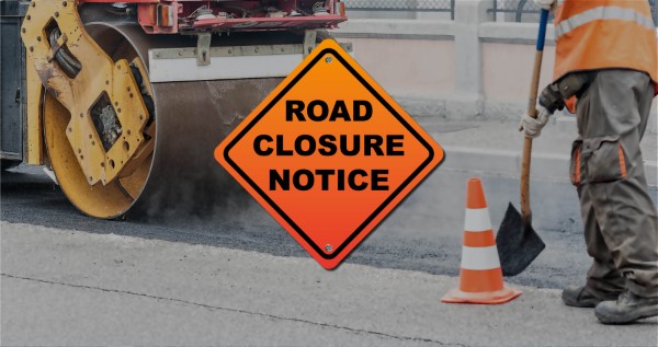 Road Closure Notice Roller no logo