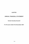 Cavan County Council Annual Financial Statement 2021 thumbnail