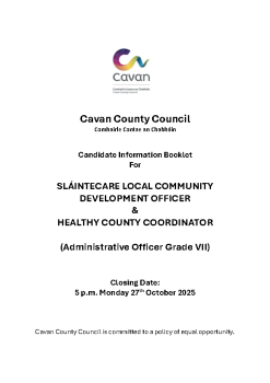 Candidate Info Booklet Sláintecare and Healthy Ireland summary image
									