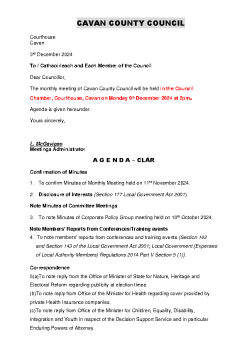 December-2024-Agenda summary image
									