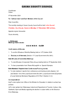 01-November-meeting-Agenda summary image
									